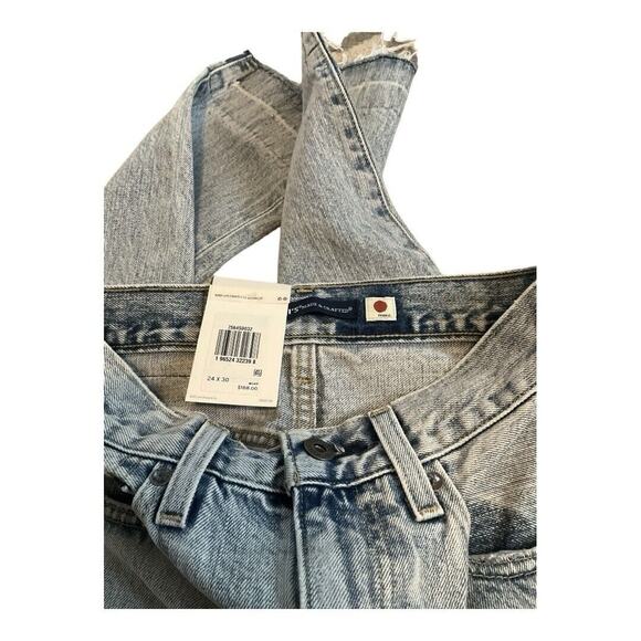 Levi's Jeans Women 24 Blue Made Crafted Column Taper High Rise Straight Leg NWT - Picture 9 of 11